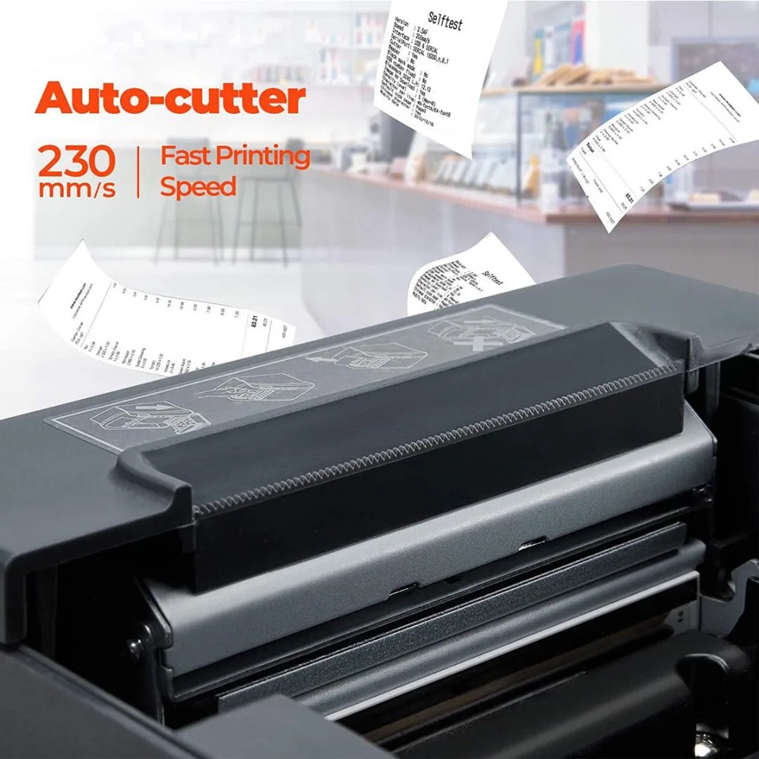 Atpos AT-302 80mm 3 Inch Thermal Receipt Printer | Auto Cutter | USB+LAN