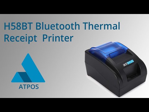 Atpos H58BT 58mm Bluetooth Thermal Receipt Printer | 2 Inch