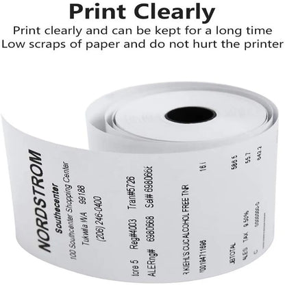 2 Inch Thermal Paper Roll | Swiping Rolls| Pocket Printer Rolls | Pack of 50 (58 mm)