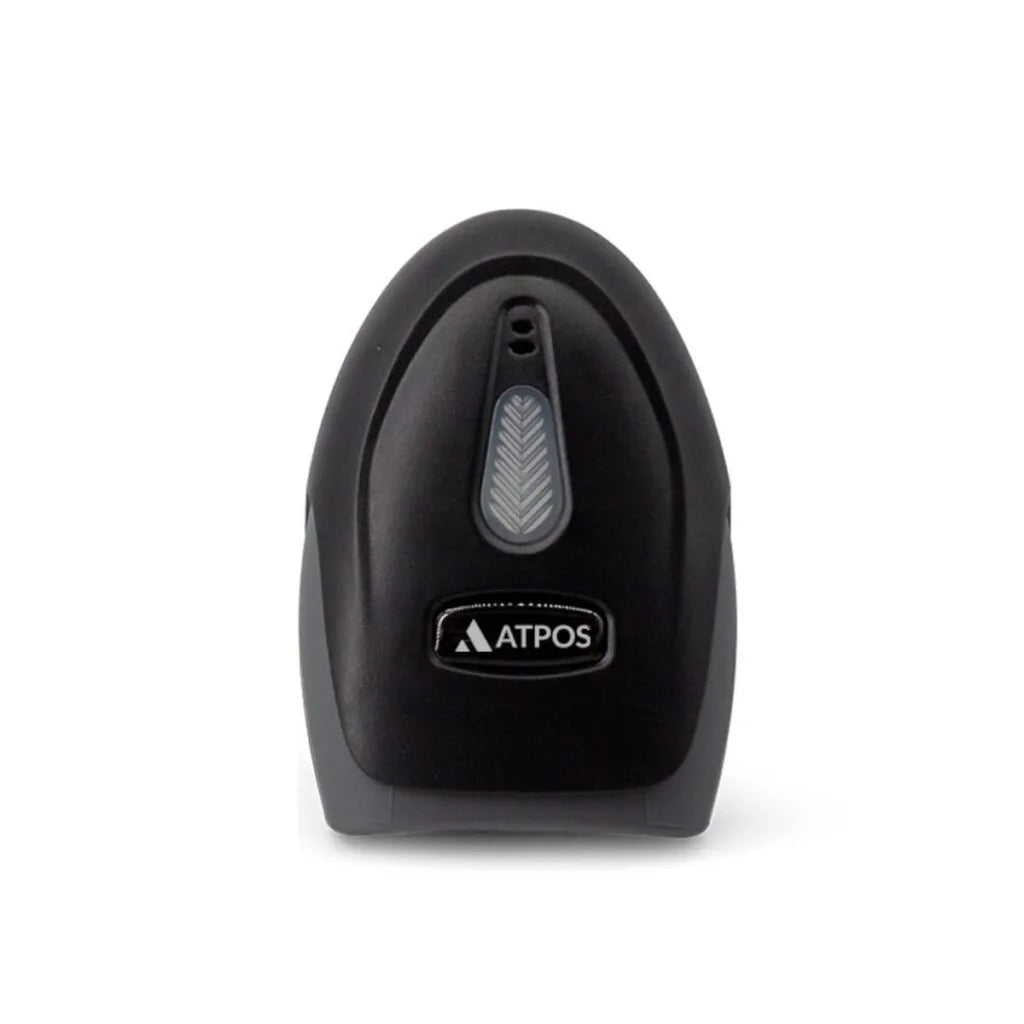 Atpos AT-2200DWB 2D/1D Wireless Barcode QR Scanner | Bluetooth | 2.4GHz Wireless | USB Connectivity