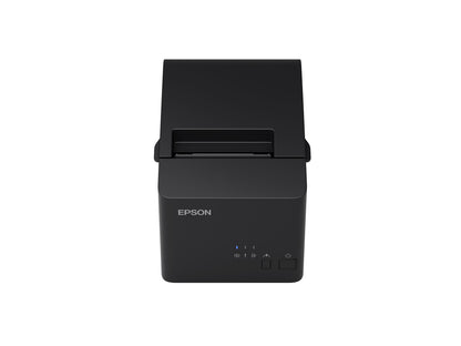 Epson TM-T83III Thermal Label Printer 3 Inch, USB + Serial/ Ethernet, POS Printer, 200mm/s, Drop-in Paper Loading, Auto Cutter, External Buzzer Option (Black)
