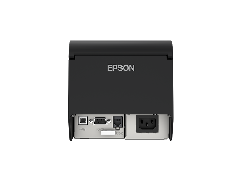 Epson TM-T83III Thermal Label Printer 3 Inch, USB + Serial/ Ethernet, POS Printer, 200mm/s, Drop-in Paper Loading, Auto Cutter, External Buzzer Option (Black)