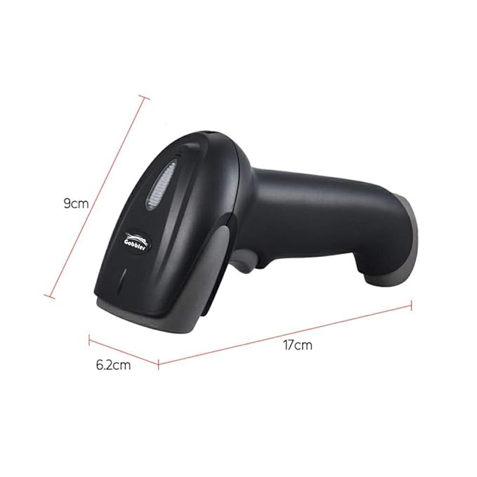 Gobbler Handheld Barcode Scanner High Speed Scanning Ideal for Supermarkets, Convenience Stores, Warehouses
